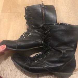 Black Combat Boots